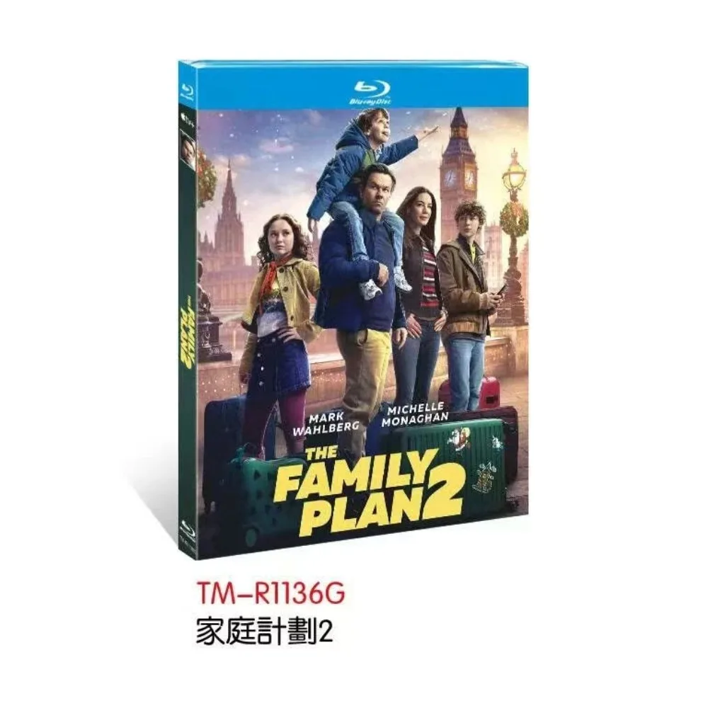 패밀리 플랜 2 (2025) 1-D 새 밀봉 박스 세트 블루레이 디스크