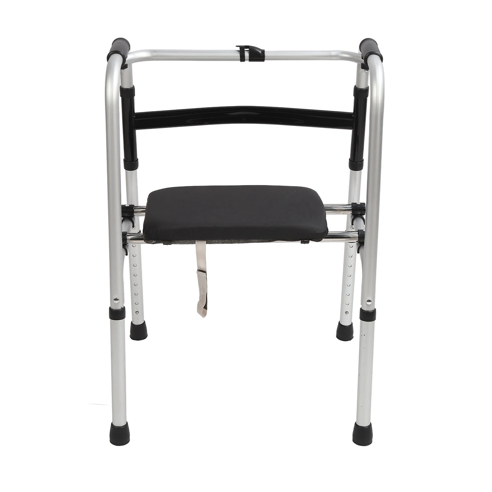 Folding Walker Attachable Seat Walker Rest Seat Extra Wide Strong Load Bearing Foldable Sturdy for Senior