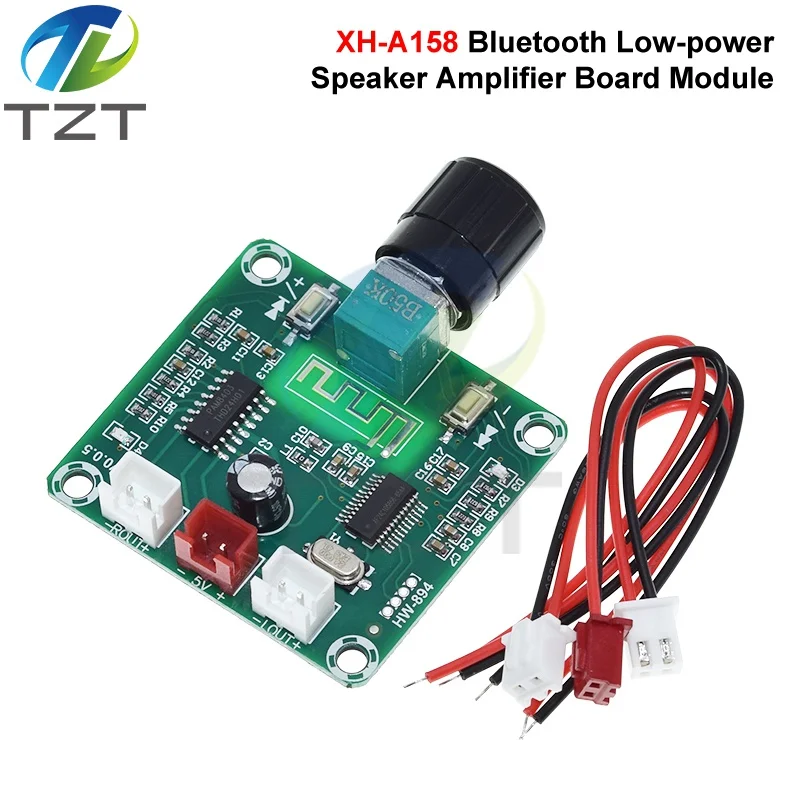 Audio Amplifier Board XH-A158 ultra clear Bluetooth 5.0 power amplifier board pam8403 small power DIY wireless speaker amplifier board 5W*2