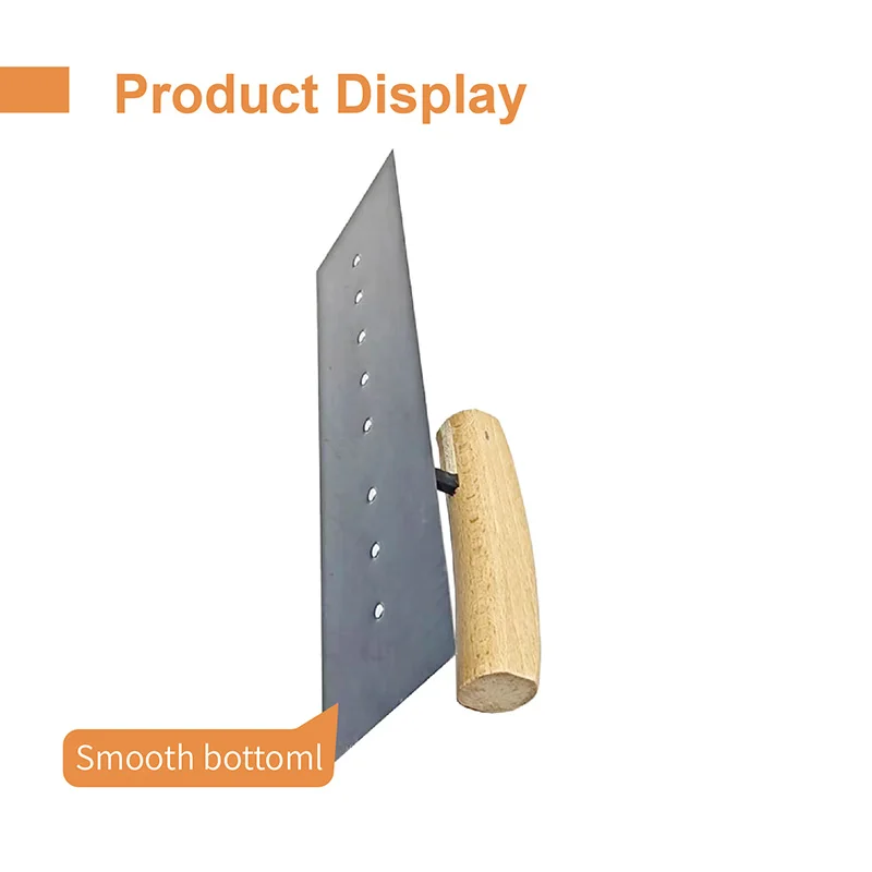 Finishing Trowel Masonry Construction Tools 27cm Blue Steel For Concrete Cement Applying Putty Wall Construction Home Decorating 6