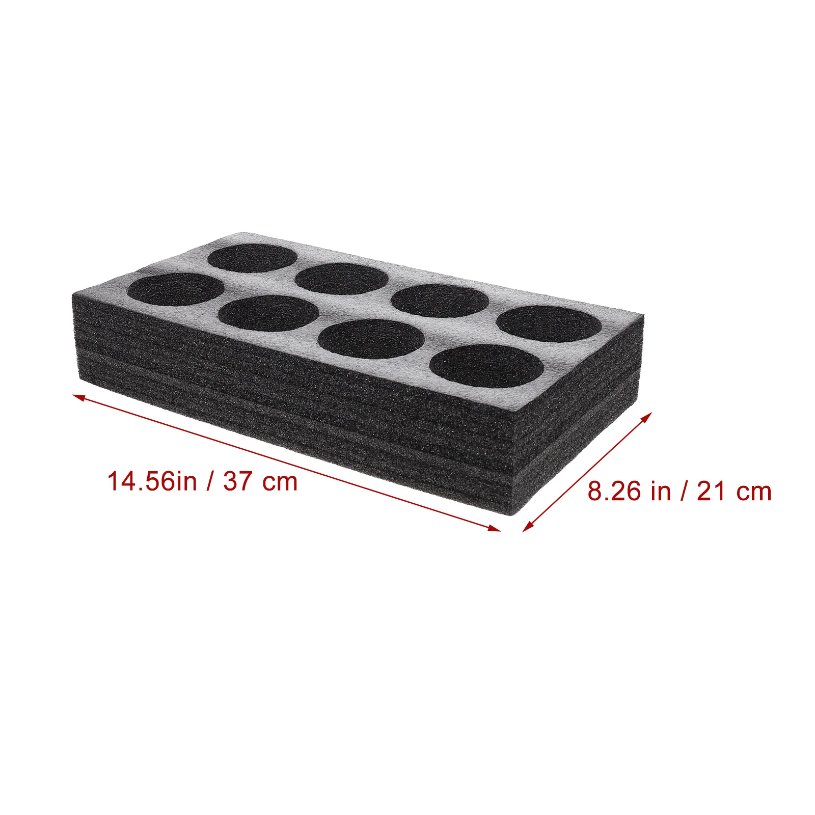 Cola Milk Tea Cup Saucer Foam Holder for Caravan Cupboard Multi-hole Outdoor Tray Takeout 8-Cup cup storage holder 2 Pcs