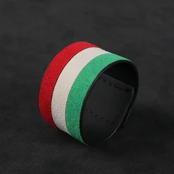 Italy Super Suede Steering Wheel Booster with Personality Center Line Flannel Interior Design Accessory (Italy Style)