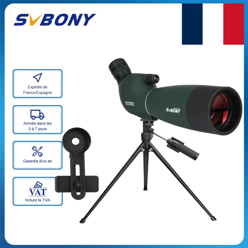 svbony 25 75x70mm