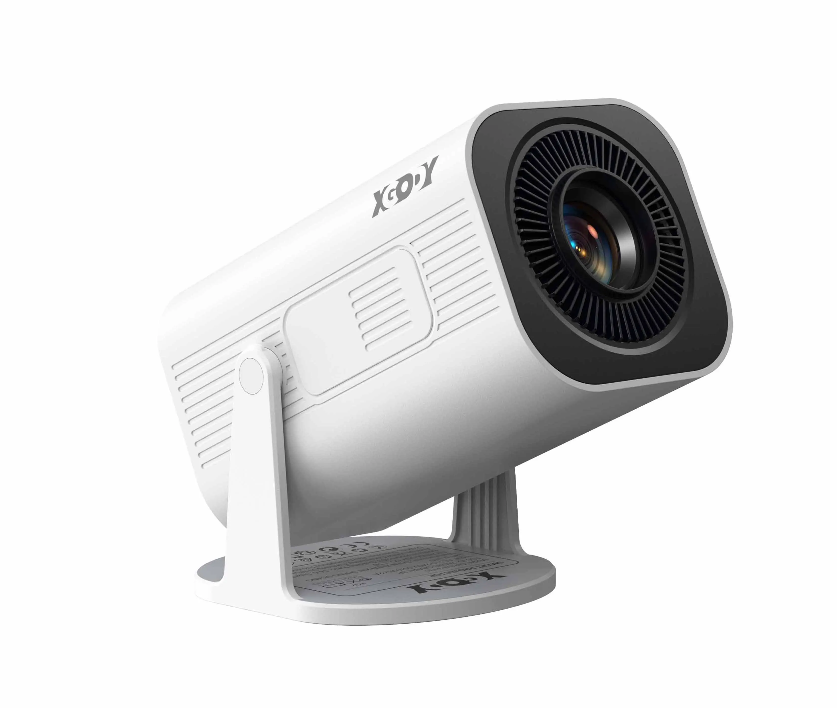 Projektor LED XGODY 4K 1080p o jasności 12000 lumenów, przenośny system kina domowego WiFi 6 Bluetooth 5.0 do rozrywki