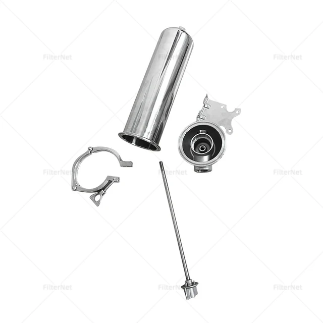 10 นิ้วจัมโบ้สแตนเลสกรองเชลล์ด้านหน้ากรอง 1 ไมครอน 5 ไมครอนสแตนเลสตลับกรอง 1um5um10um Prefilter 5