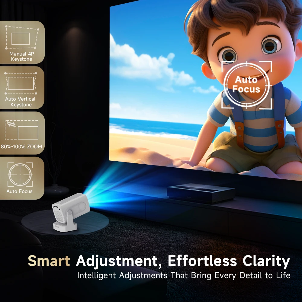 Magcubic HY310 التركيز التلقائي 4K HD جهاز عرض صغي...