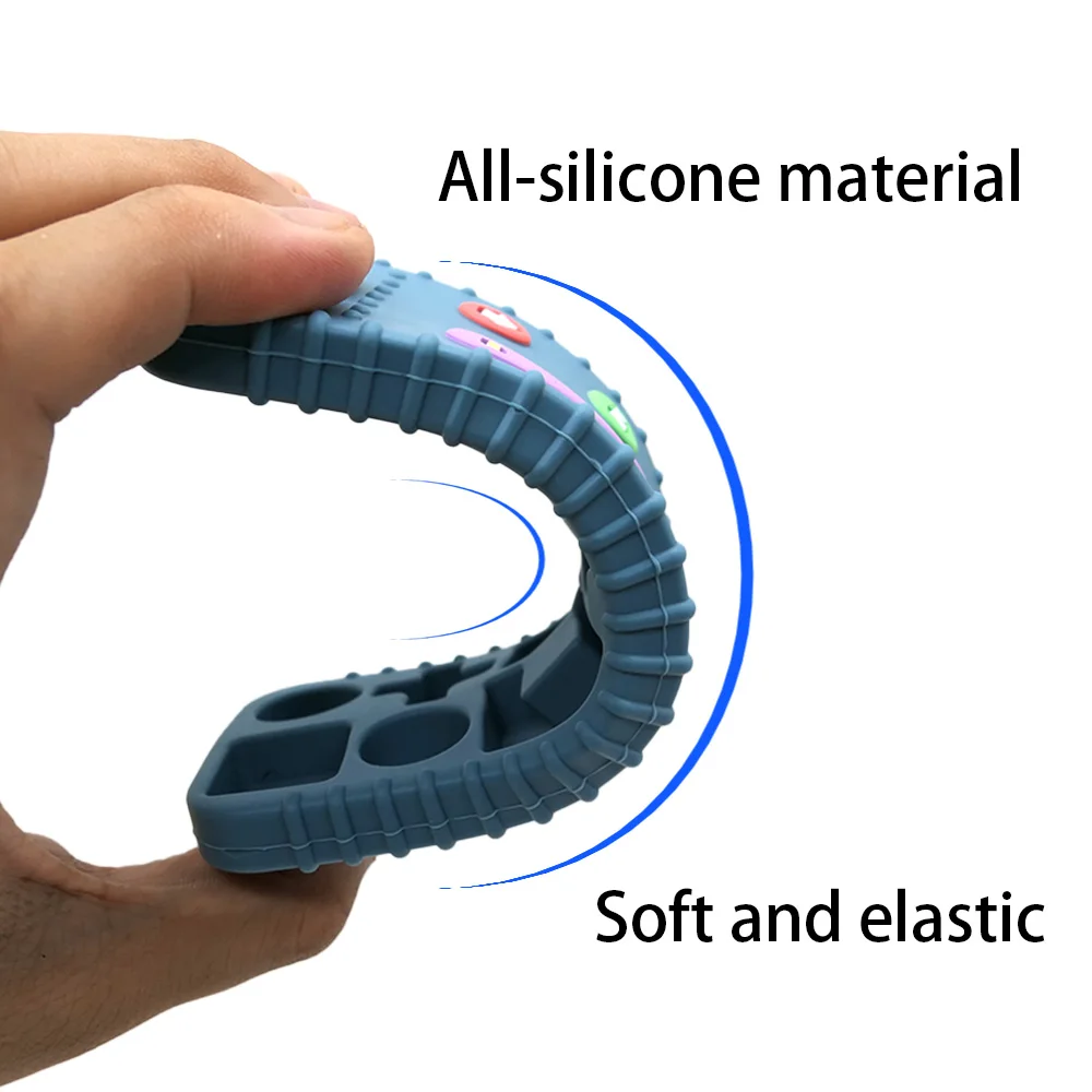 Simulated Remote Control Teether Baby Pacifier Anti-Thumb-Sucking Soothing Toy for Chewing and Stress Relief