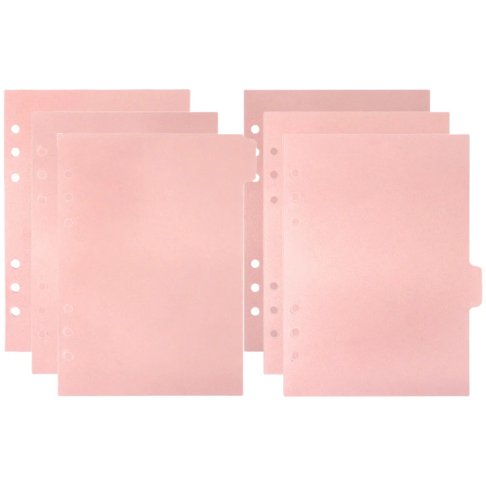 

Wear-resistant Colored Replacement Dividers For Binder Notebook Dividers Colored Page Markers for Notebook Binder Page
