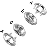 7.5/9.5/11 mm Snap Buckle Installation Tool Europe Button Machine Special Mold (12mm+M6) Snap-Fastener Eyelets Leather Rivets 3