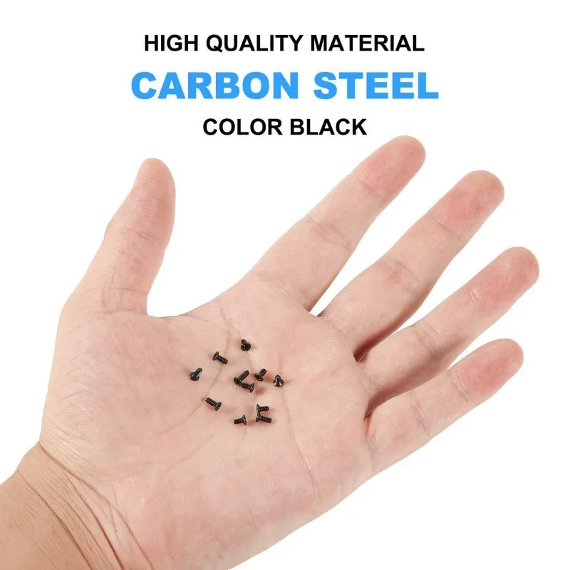 M2 M3 Screw Set KM2 Machine Laptop Screw Flat Head Phillips Drive Accessories for Repair Computer Electronic Laptop Screws Kit 6