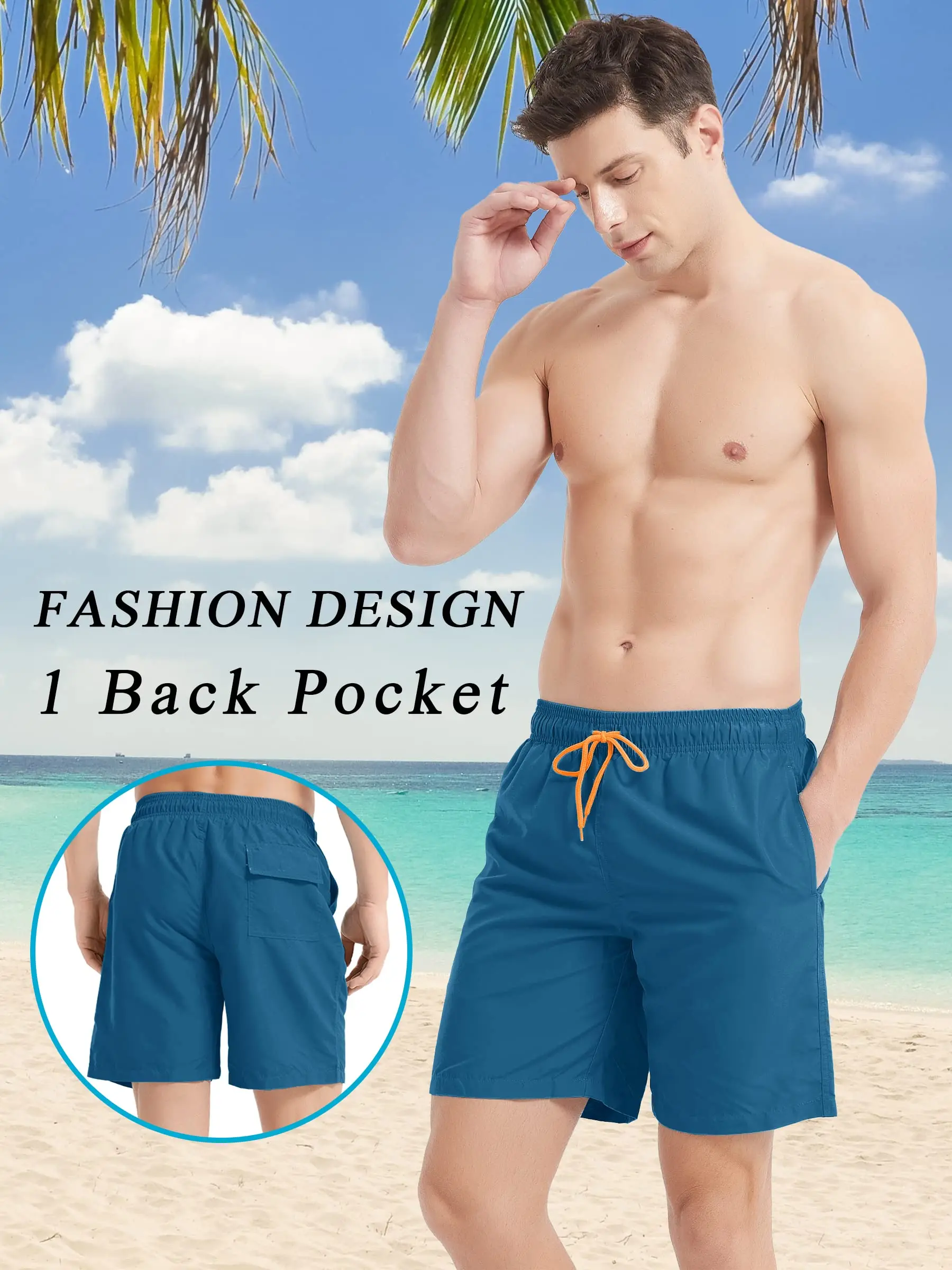 Board Swim Shorts Mens Casual