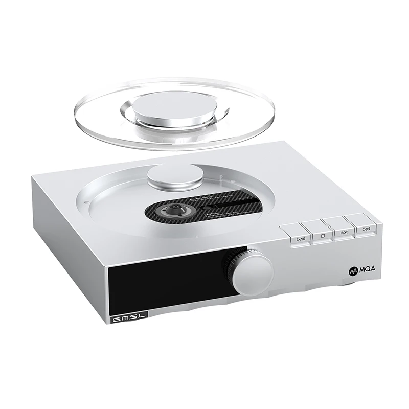 SMSL PL200T CD player MQA-CD Transport Clock Input output P.A.S.S. system optical coaxial AES I2S output