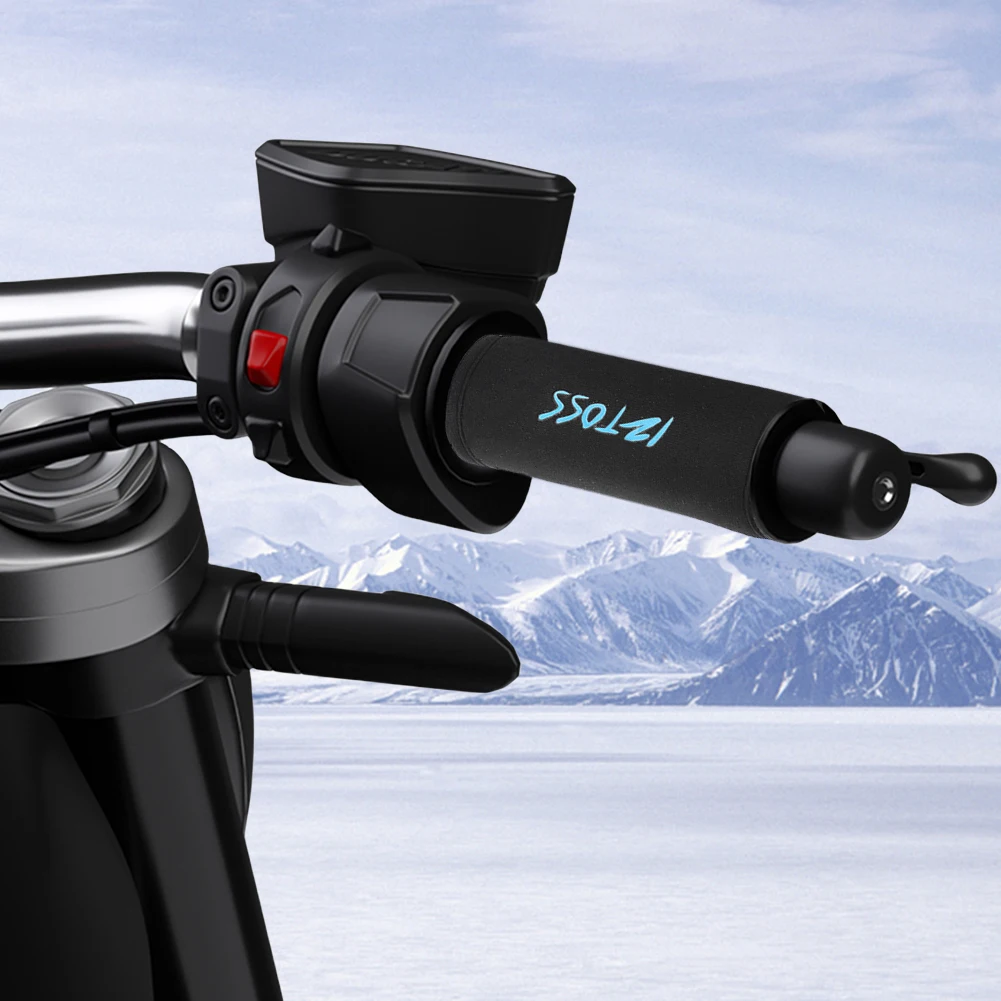 1 Pair Motorcycle Heated Grips USB Electric Bicycle Motorbike Handle Handlebar Warmer Removable Grips Handlebar Heater Cover