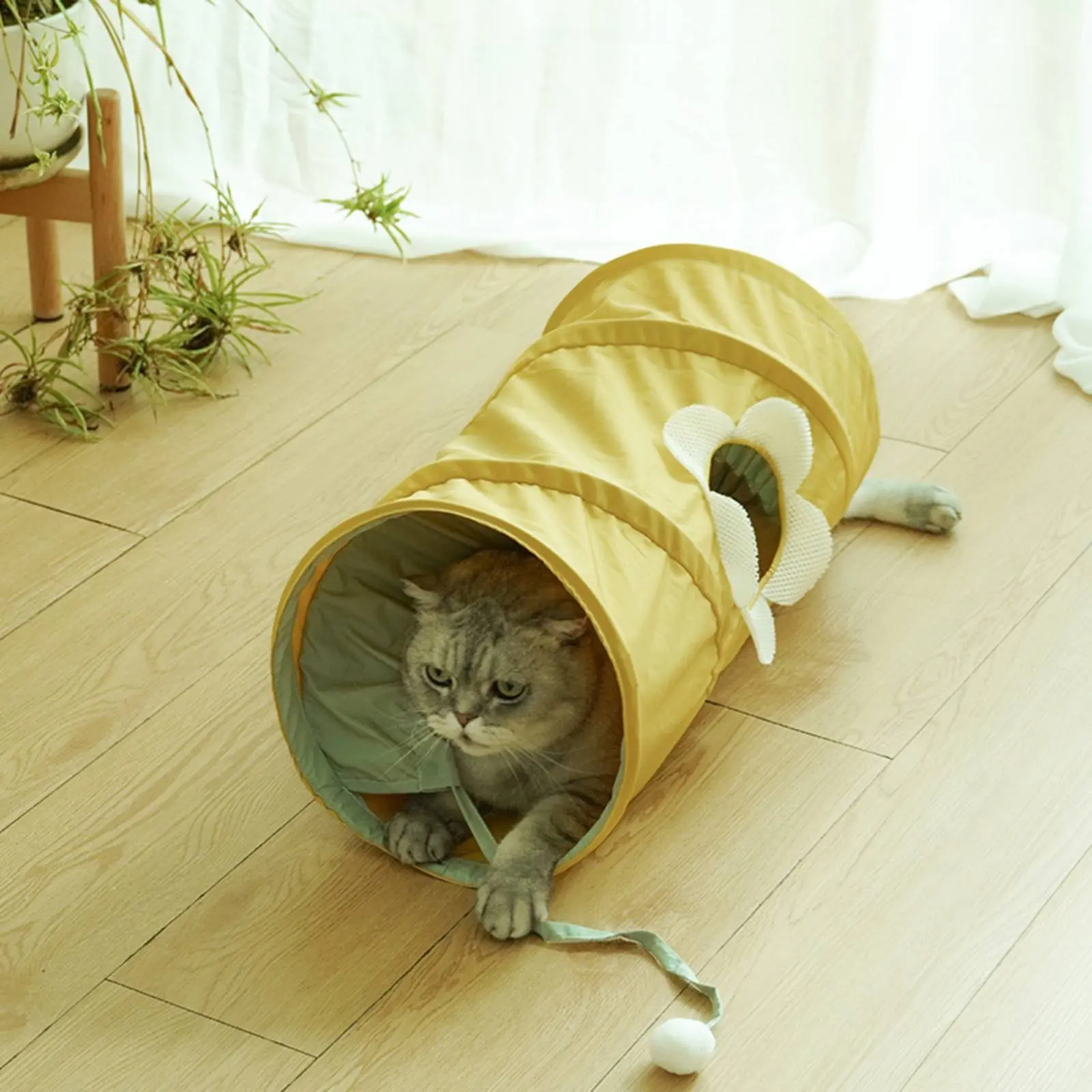 접이식 나선형 터널, 접을 수 있는 나선형 고양이 터널, 고양이 튜브 장난감, ..