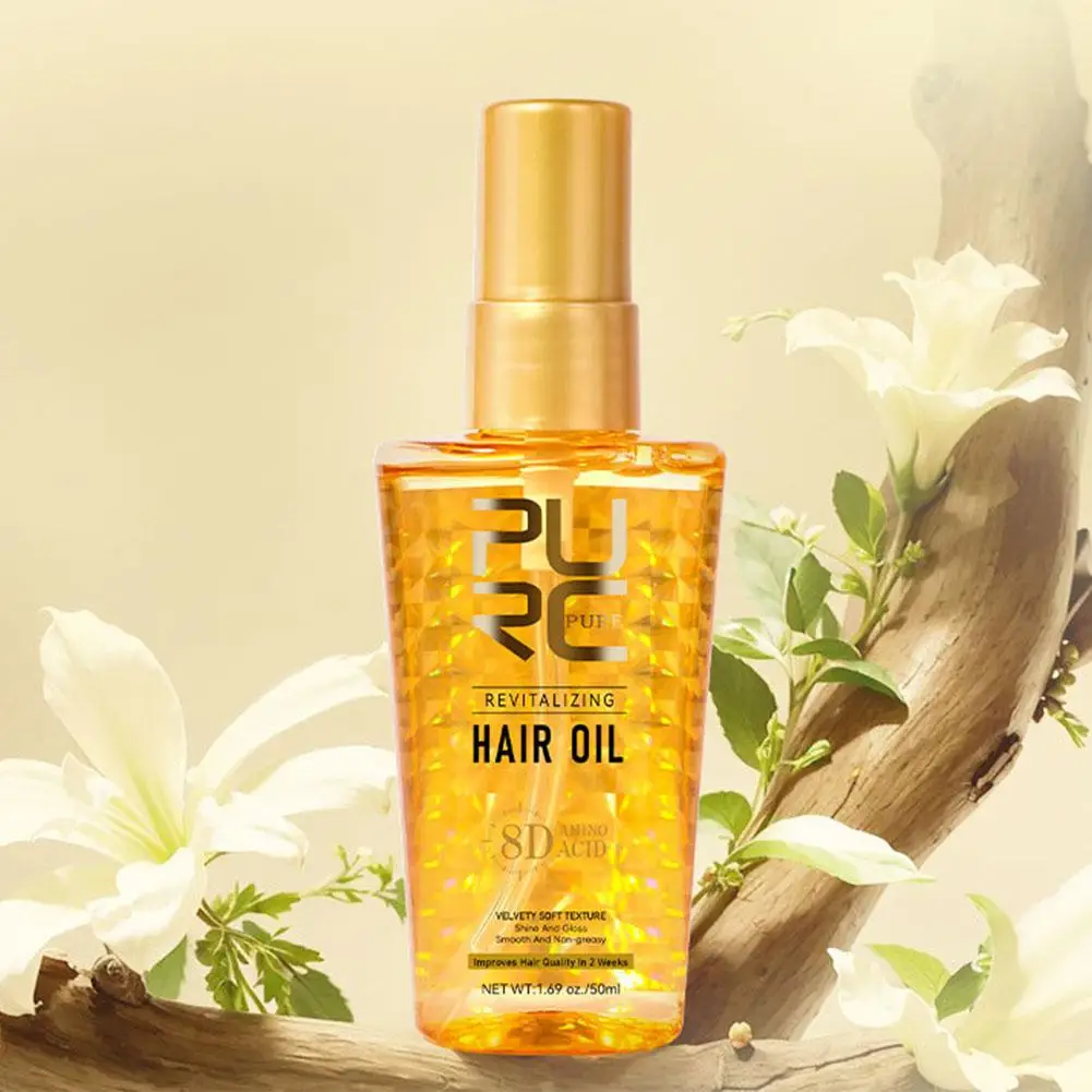 Argan Oil Hair Oil Repair Frizz Dry Damaged Scalp Treatments Smoothing Nourishing Serum Hair Care Products for Women Men