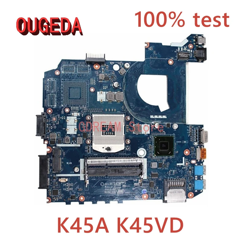 OUGEDA QCL40 LA 8221P Mainboard For ASUS P45VA K45A K45VD A45V K45VM