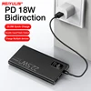 20000mAh Large Capacity Power Bank 22.5W USB C PD Fast Charger For iPhone 16 Samsung Xiaomi 10000mAh Portable External Battery 5