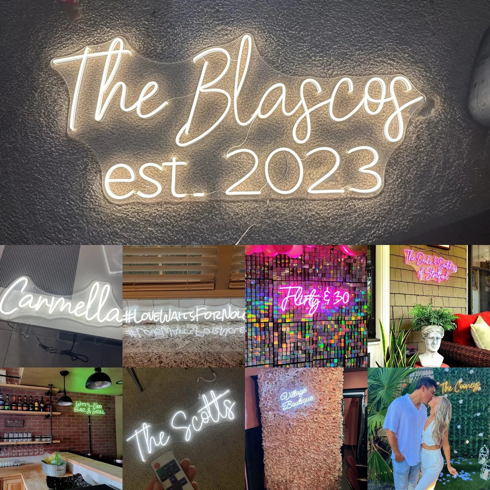 Large Custom Neon Sign Business Led Light Personalised Custom Big Logo Neon Sign For Wedding Happy Birthday Party Wall Decor