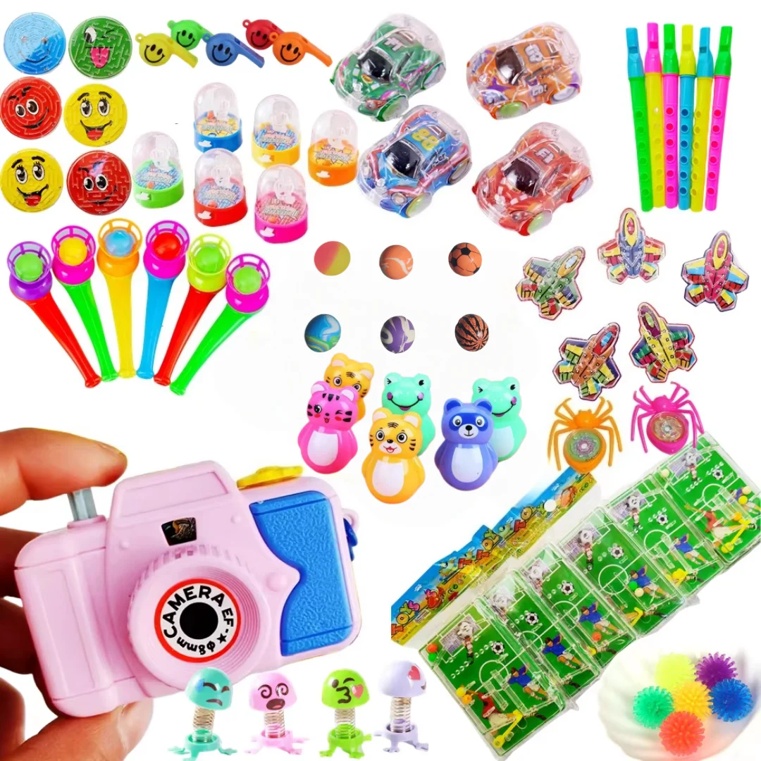 Cartoon Kids Birthday Party Favors Combination Set Halloween Toys Pinata Stuffing Supplies Carnival Prizes 68Pcs