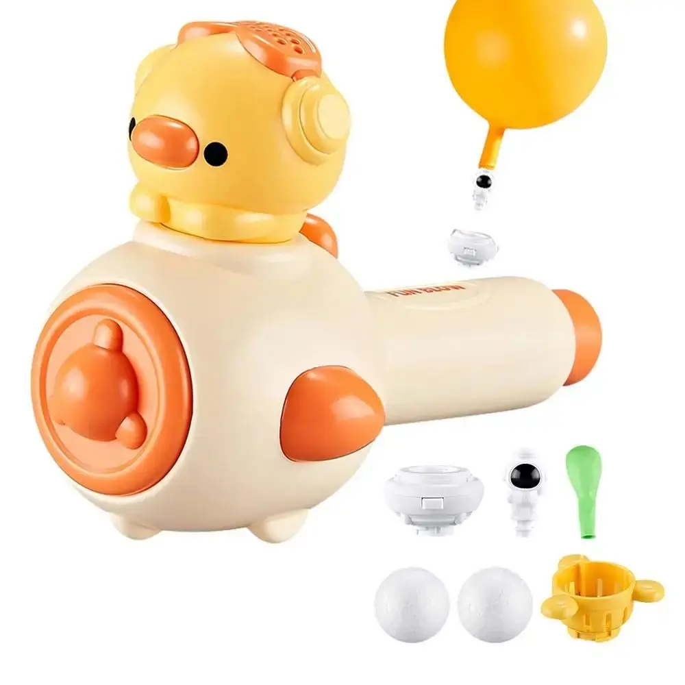 Cartoon Breathing Exerciser Toys 3-in-1 Funny Ball Blowing Toys Early Childhood Education with Whistle Toy Educational Toys