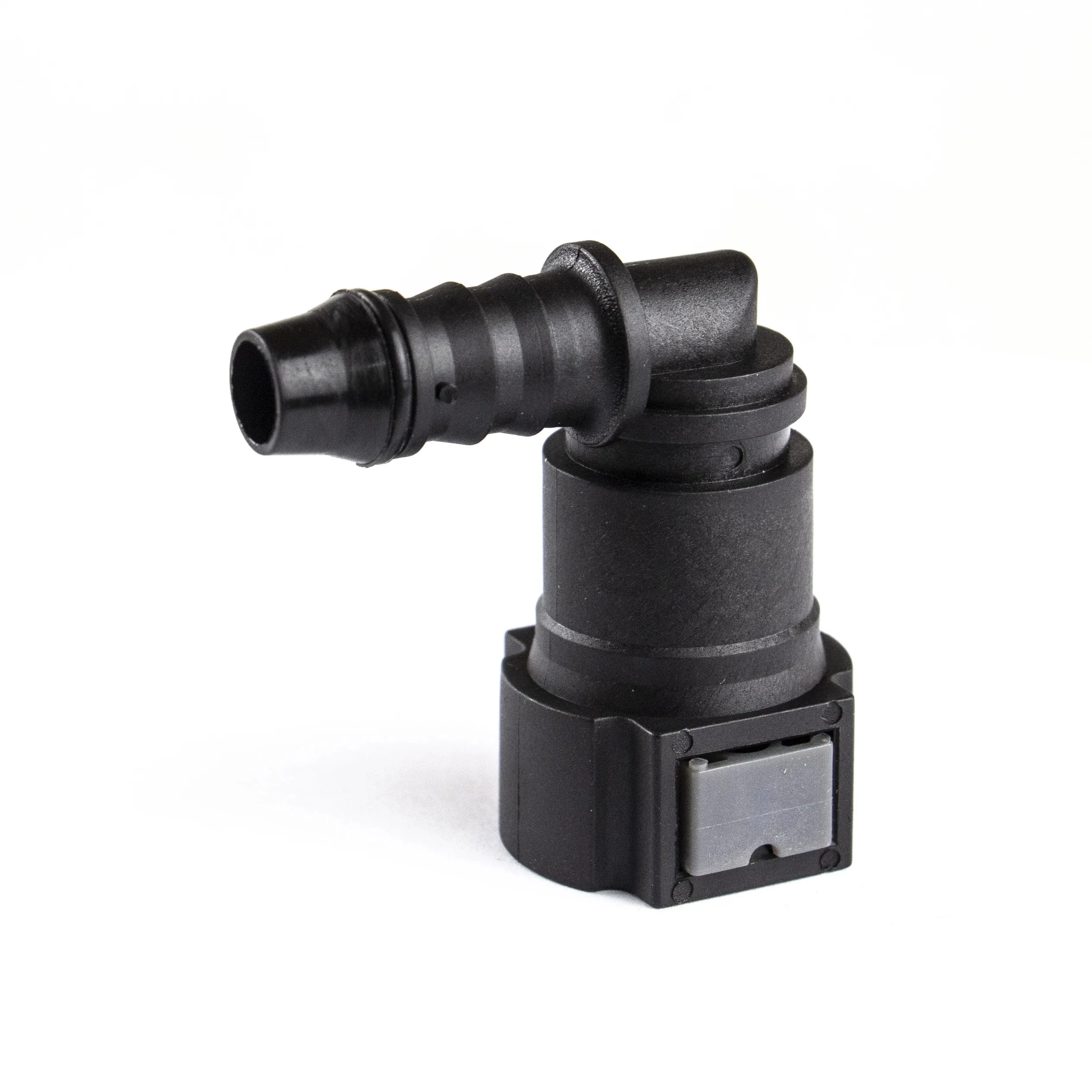 Fuel Line Connector Hose Coupler 9.89 ID8 Male Female Car Accessories Curved Fuel Line Pipe Quick Connector Auto Parts Fittings Filter Fuel Connect