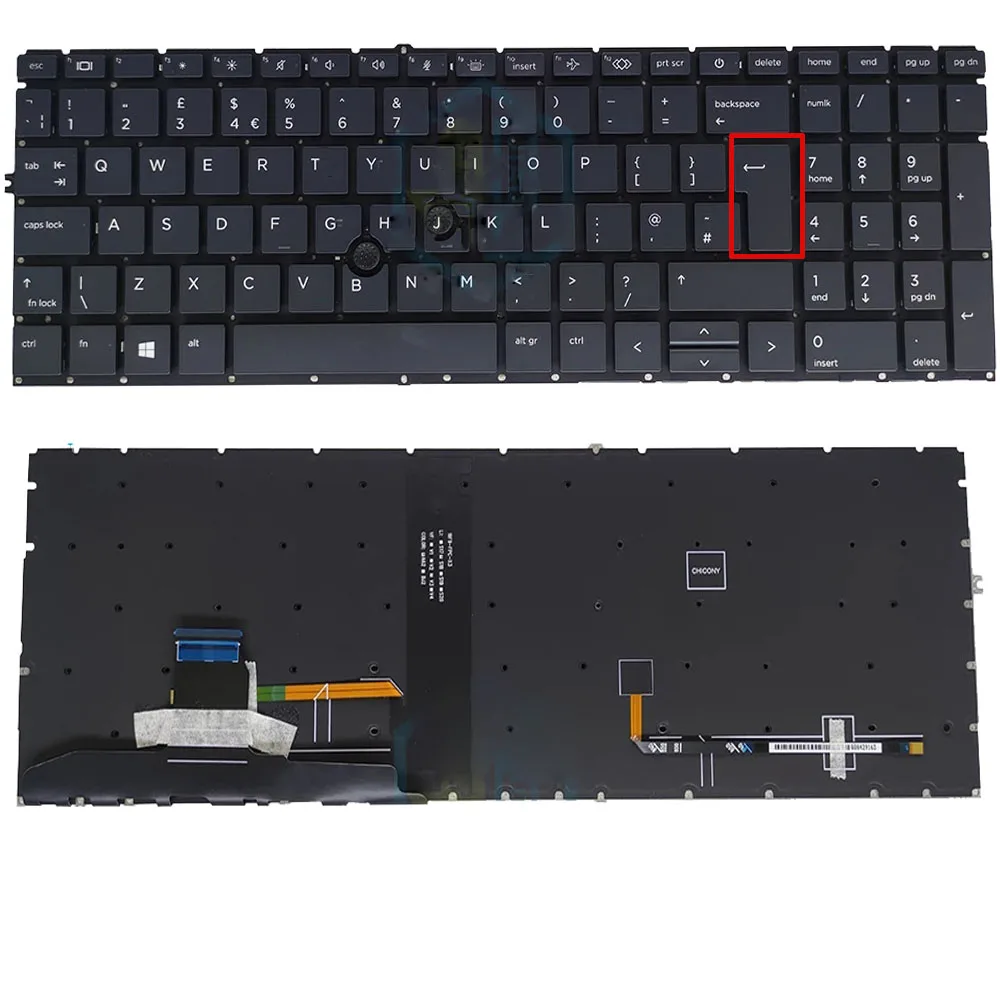 Uk Con Tastiera Per Laptop Retroilluminata Nuova Per Hp Zbook Firefly 15 G8 15 G7