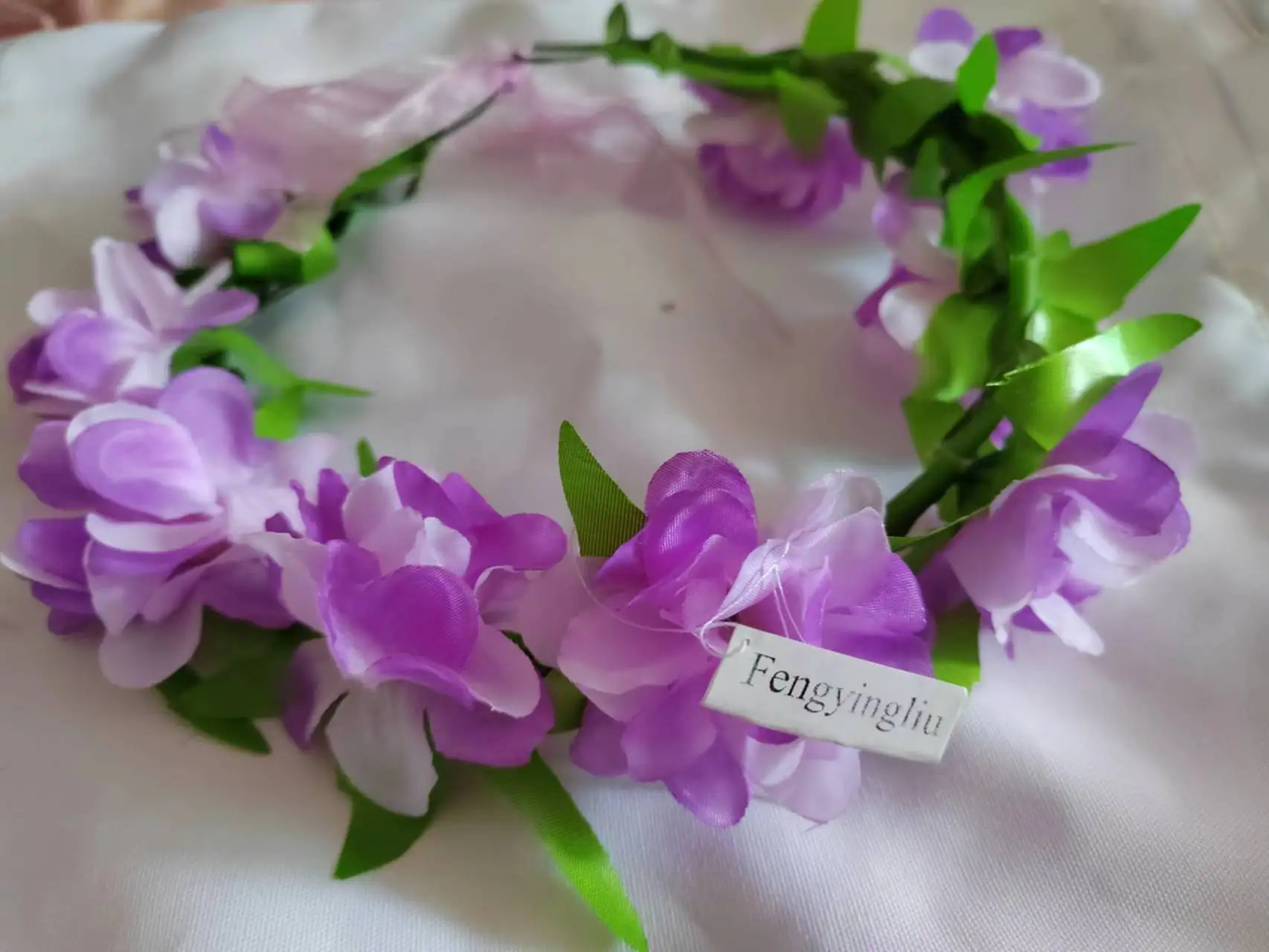 

Женский цветочный венок Fengyingliu, венок из искусственных цветов, Свадебный Цветочный ободок, венок, аксессуары для волос для девочек