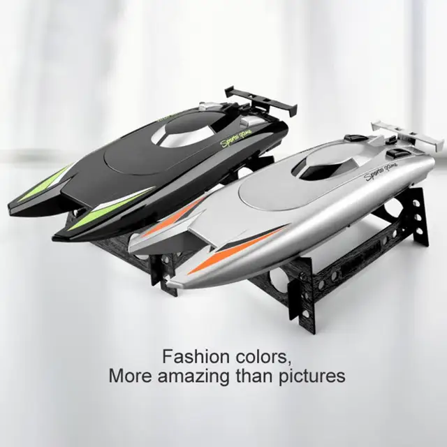 Mini Wireless RC Boat Anti-collision Hovercraft Toy High Speed Drift Toy 2.4G Remote Control Speedboat Water Hovercraft Toy 2