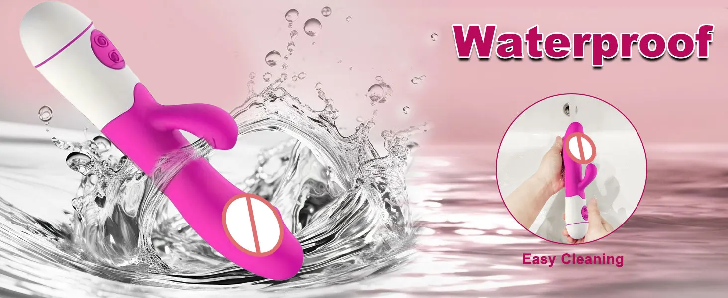 Rabbit Vibrator For Women G-spot Clitoral Stimulator Massager_voghion.com