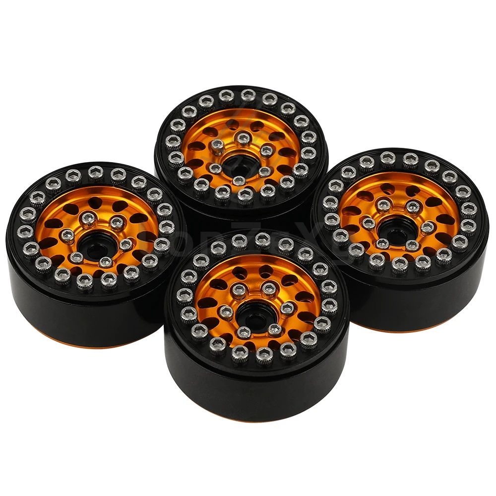 2.2インチ 合金 ビードロック ホイールリム RC 1:10 ロック クローラー