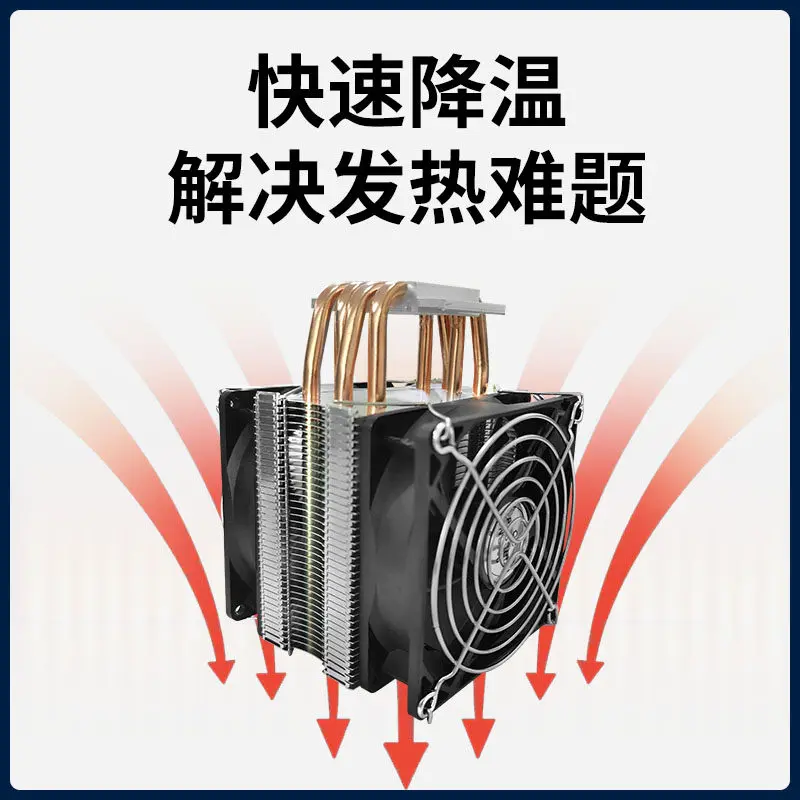 40 * 40mm 냉각 시트 특수 라디에이터 CPU 구리 튜브 고효율 히트 파이프 비알루미늄