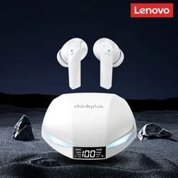Enhanced Wireless Bluetooth Earphones with LED Display and Noise Cancelling Technology (GM2 PLUS White)
