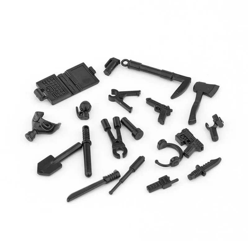 SWAT Armored Vehicle Building Block Set with Weapons and Soldier Figures
