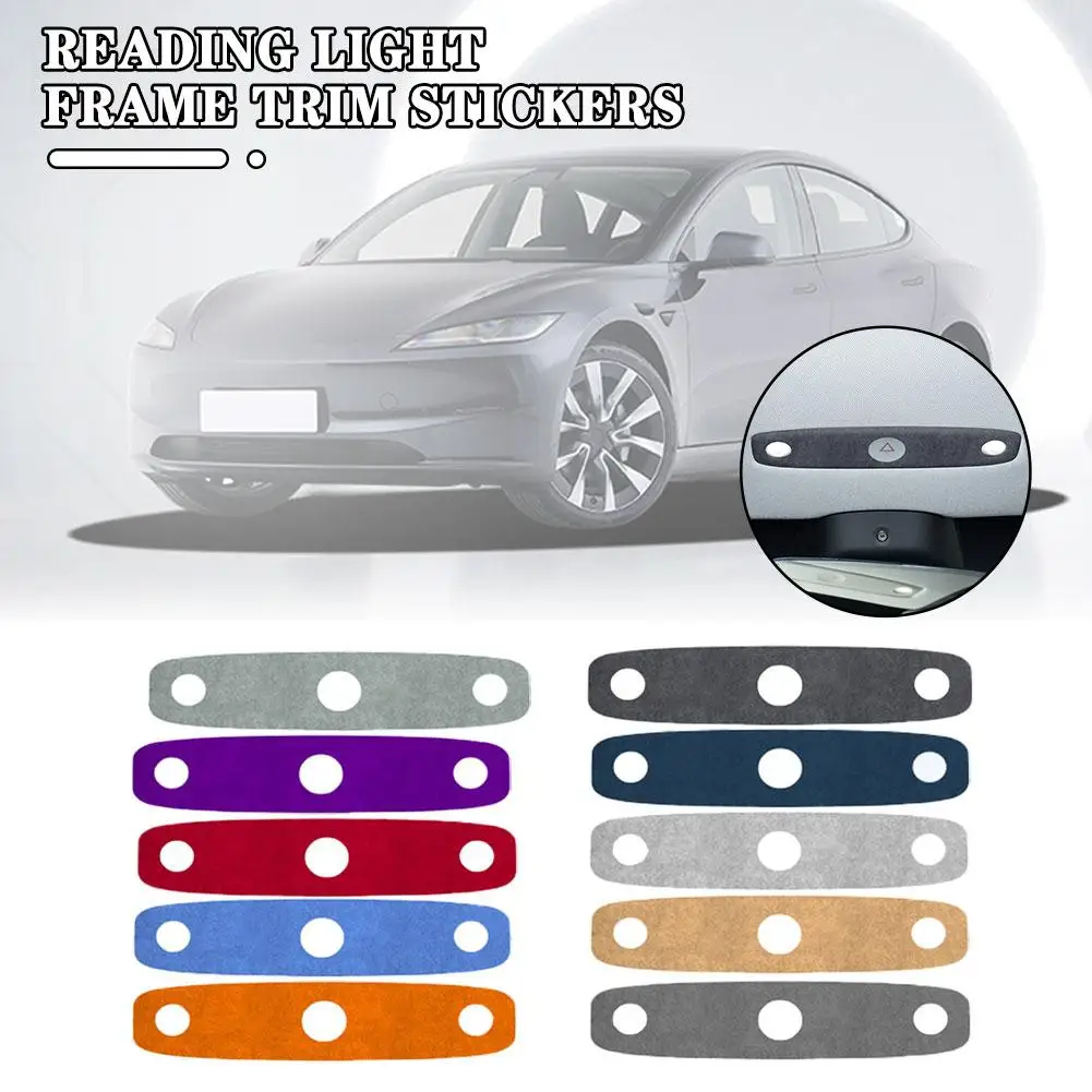 

Reading Light Sticker for Tesla New Highland Ultra-thin Patch Interior Decoration Sticker for 2024 Model X9I0