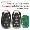 315/433Mhz telecomando intercambiabile chiave auto ID46 senza chiave per Chevrolet Cruze Sonic Blazer Traverse Camaro Equinox HYQ4EA HYQ4AA