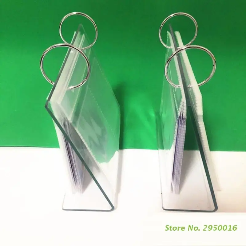 Multi-purpose Desktop Standing Photo Album 4/5/6inch Clear LOMO Photo Holder Postcards Display Rack Mini Poster Frame 5