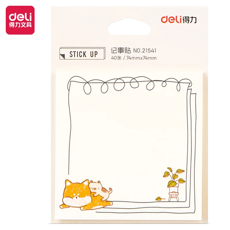 

1 Pc 30-Pages Sticky Note Pads Cute Self-Adhesive Memo Pad Notepad School Office Supplies Stationery Bookmark Planner Stickers