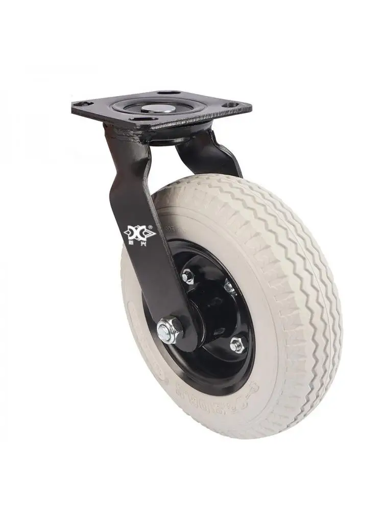 

1 Pc Manufacturer's Heavy 8-inch Polyurethane (pu) Foaming Wheel Universal Solid Rubber Caster Tool Car Tire