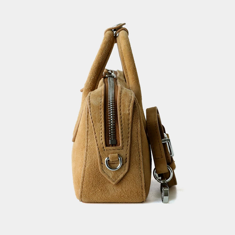 Genuine Leather Cowhide Frosted Bags For Women Luxury Designer - Image 4