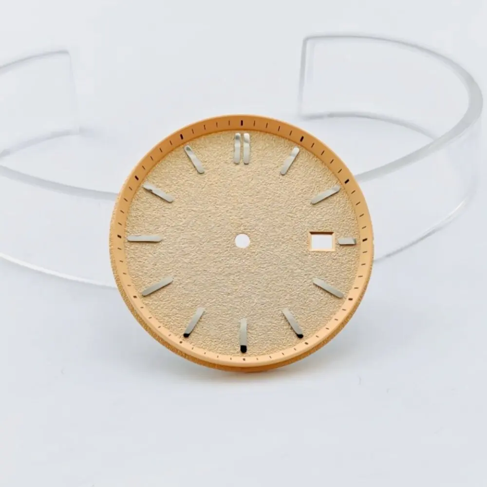 35mm Diameter Date Watch Dial - NO Luminous, Sterile Design, For Watch Crafting & Repairs