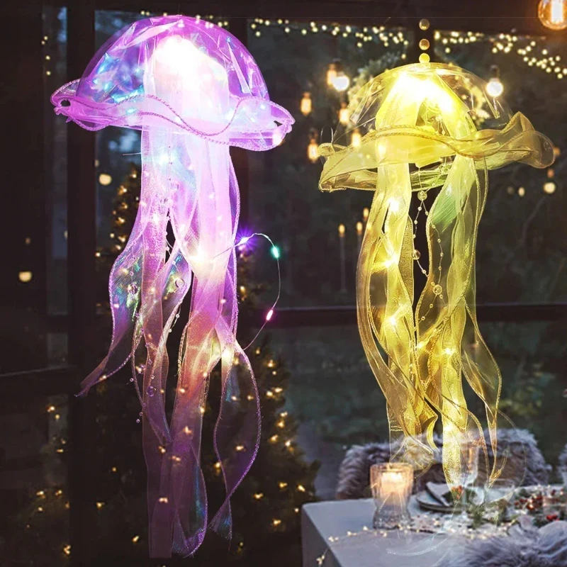 5 Pack Jellyfish Hanging Lamps, Jellyfish Lanterns Light - View #5