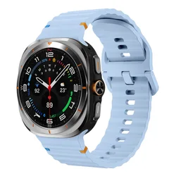 Silicone Sport Strap for Smartwatch Bracelet - Enhanced Comfort and Style (Light Blue)