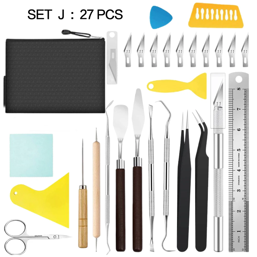Craft Vinyl Weeding Tool Set Dried Flower Basic Handmade Tools DIY Kit Silhouettes Cameos Lettering Scrapbooking