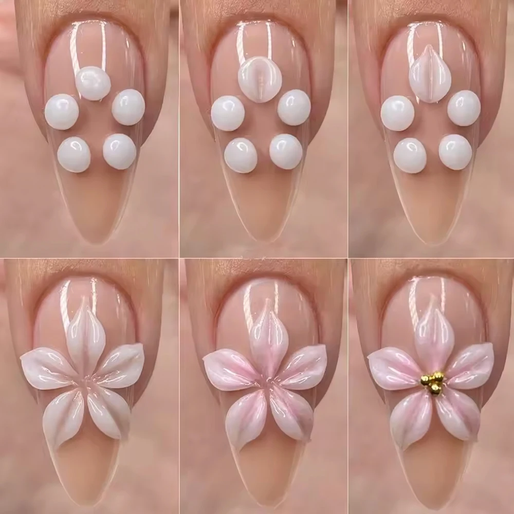 Gel Modellante 3D Trasparente per Nail Art, Non Appiccicoso, per Design Fai-da-Te, Modellazione, Intaglio, Fiocchi e Fiori, per Pittura, Modellazione e Scultura # - immagine 4