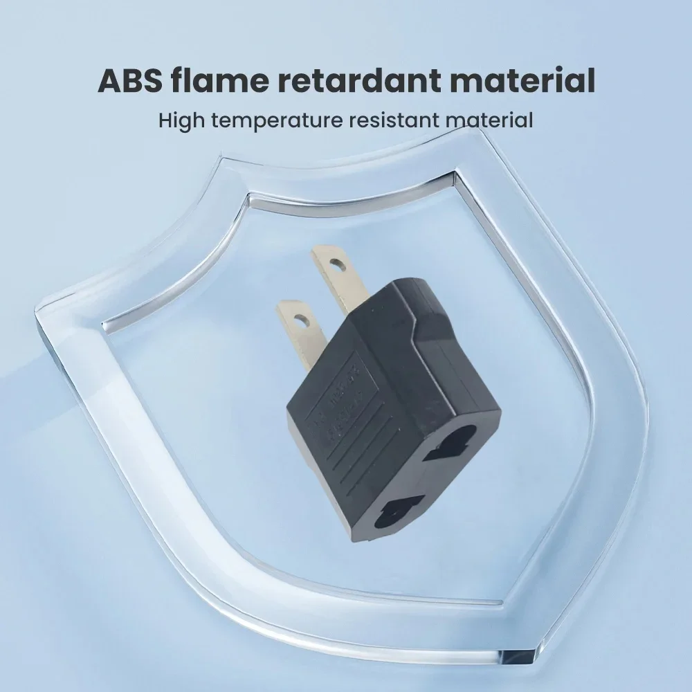 3/5/10pcs Newest EU to US USA Travel Plug Adapter European Converter Power Plug Adaptor Universal Electrical Sockets Converter