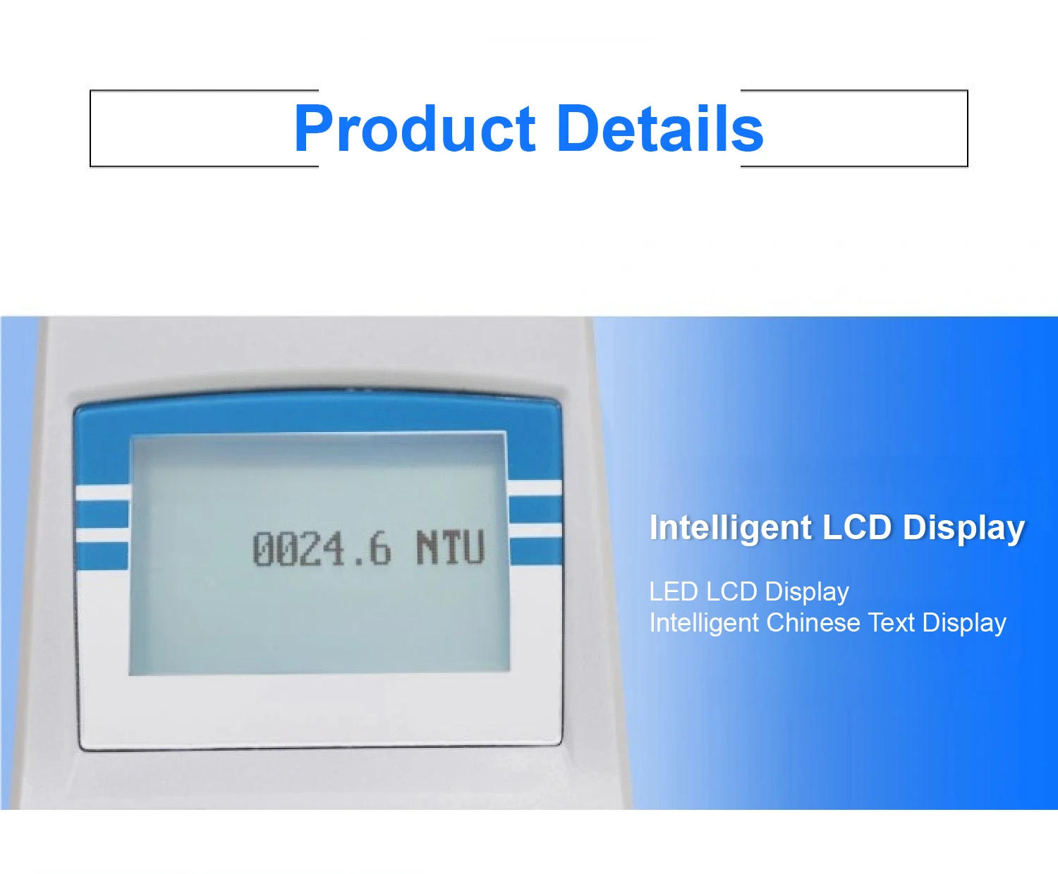 Portable Digital Turbidity Meter ZD-2A 0-1000 NTU 90° Scattered Light Handheld W