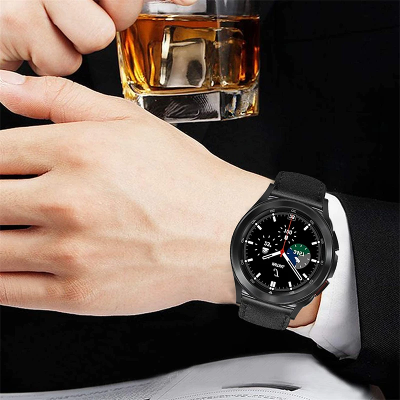 Elegant Leather Watch Strap - Premium Quality Bracelet Watchband