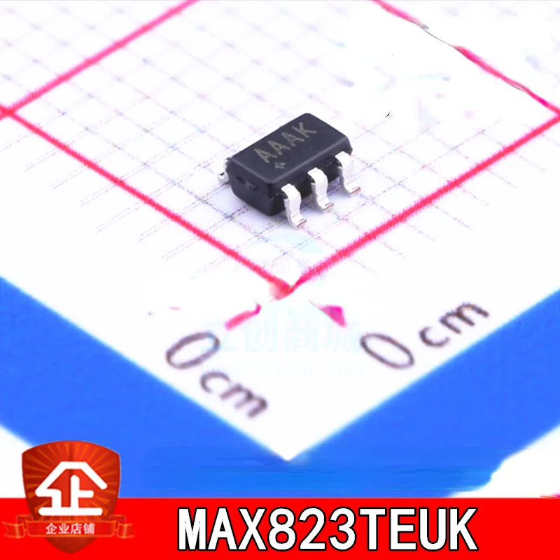 

10pcs New and original MAX823TEUK+T SOT23-5 Screen printing:AAAK MCU Monitoring chip MAX823TEUK+T SOT23-5 AAAK