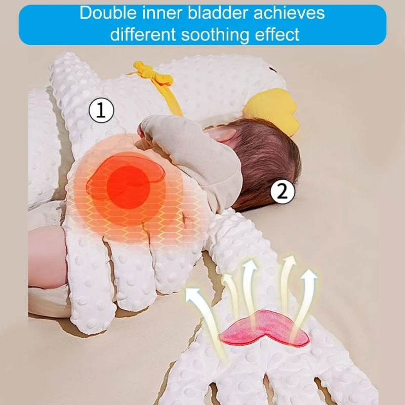 Fast deliverBaby Exhaust Pillow Soothing Anxiety Pattable Soothing Hand Lying Down Sleep On Her Own Prevent Abdominal Flatulence 3