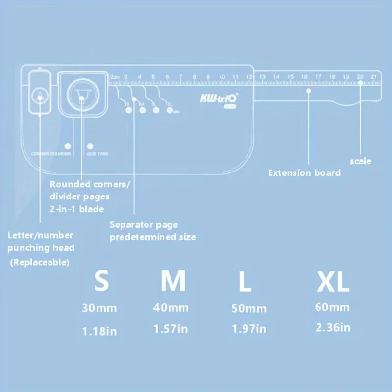 Separator Page Creation Board Cutting Tool for Corner Cutter,Fillet Cutting Tool,Bevel Cutter